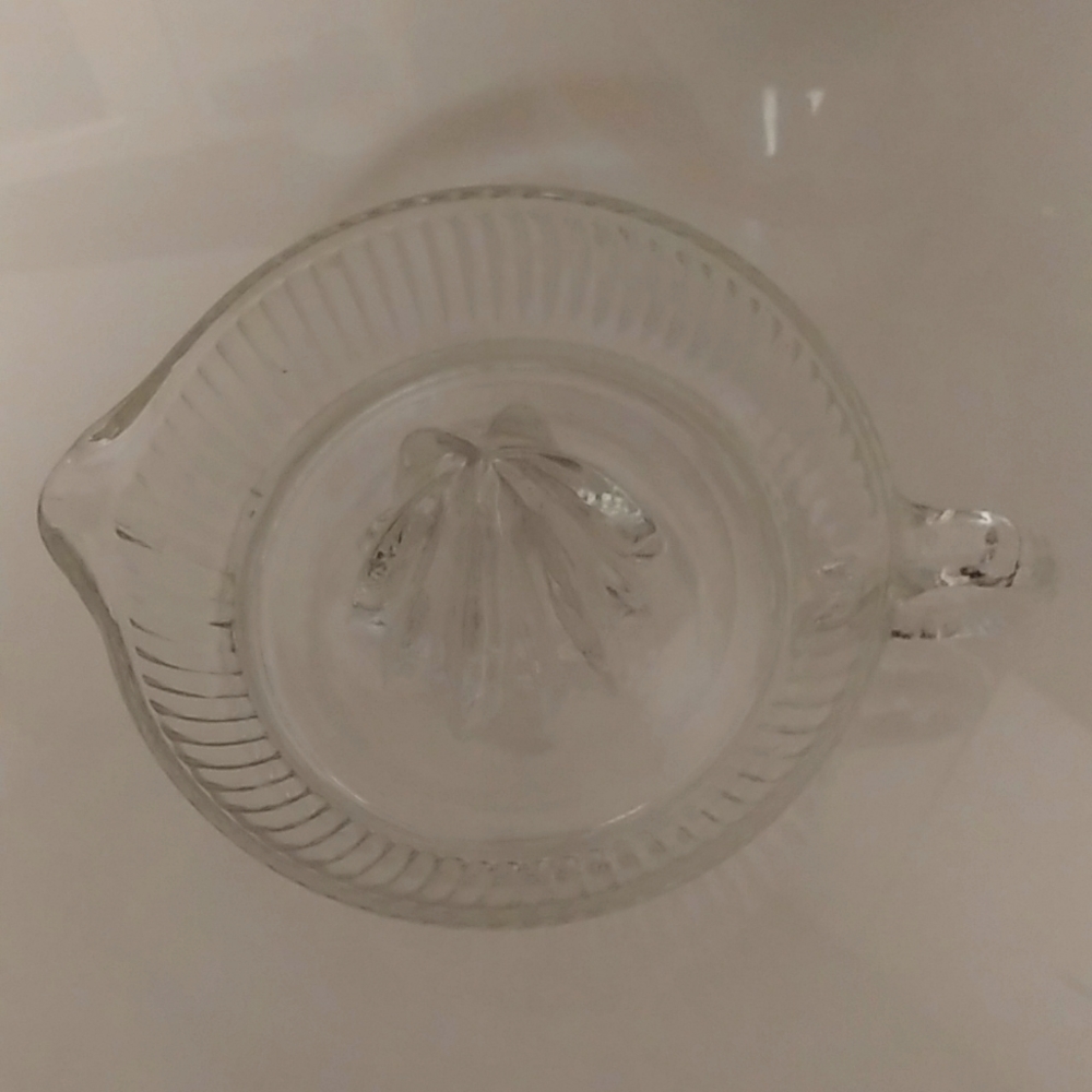Juicer Glass Bowl Antique